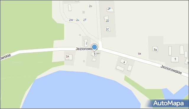 Jeziorowskie, Jeziorowskie, 3, mapa Jeziorowskie