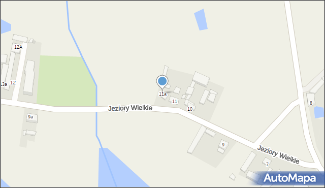 Jeziory Wielkie, Jeziory Wielkie, 11a, mapa Jeziory Wielkie