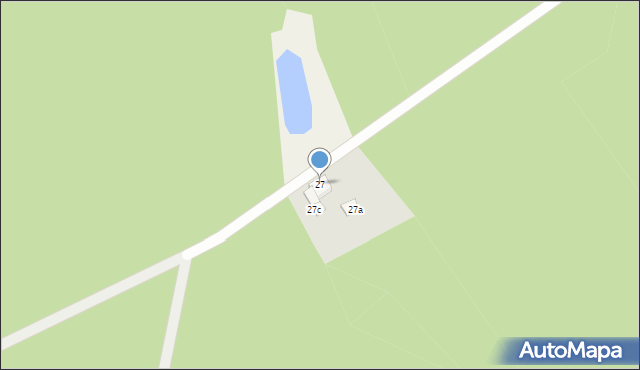 Jeziory Wielkie, Jeziory Wielkie, 27, mapa Jeziory Wielkie