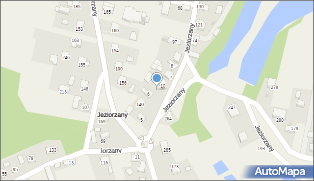 Jeziorzany, Jeziorzany, 6A, mapa Jeziorzany