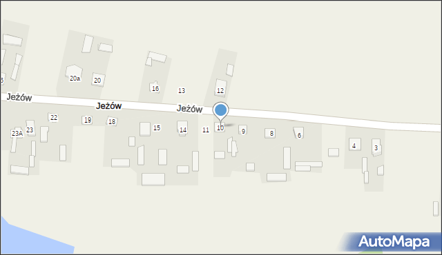 Jeżów, Jeżów, 10, mapa Jeżów