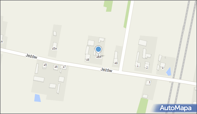 Jeżów, Jeżów, 48A, mapa Jeżów