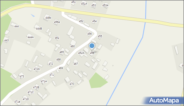 Jeżowe, Jeżowe, 458, mapa Jeżowe