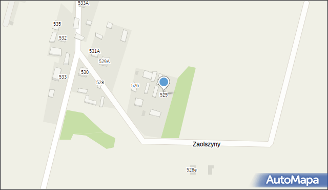 Jeżowe, Jeżowe, 525, mapa Jeżowe