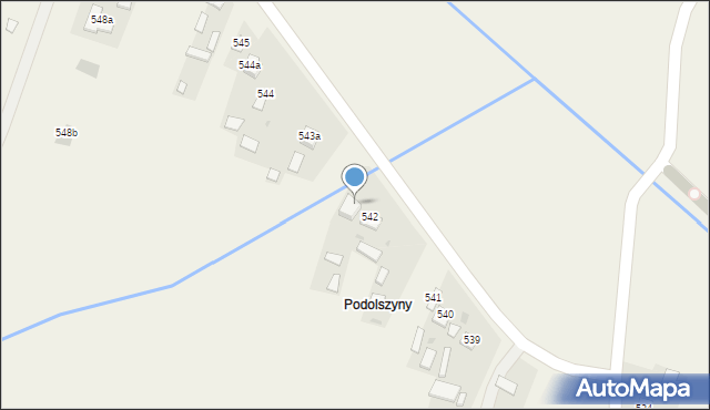 Jeżowe, Jeżowe, 543, mapa Jeżowe