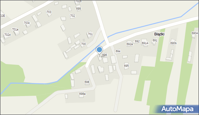 Jeżowe, Jeżowe, 697, mapa Jeżowe