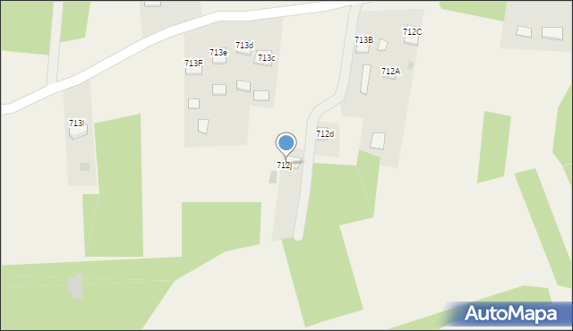 Jeżowe, Jeżowe, 712j, mapa Jeżowe