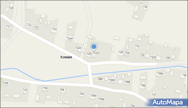 Jeżowe, Jeżowe, 726, mapa Jeżowe