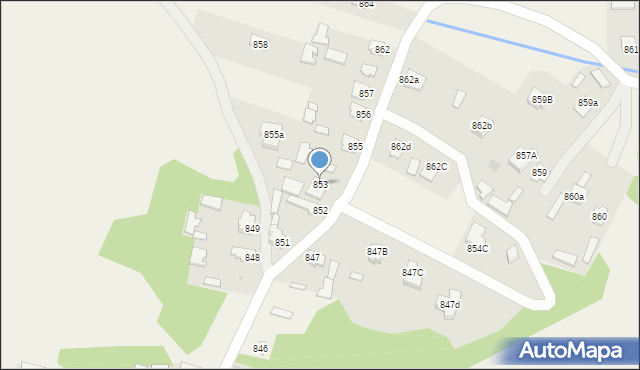 Jeżowe, Jeżowe, 853, mapa Jeżowe