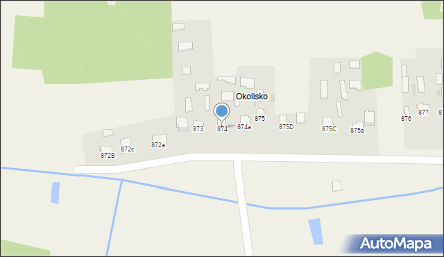 Jeżowe, Jeżowe, 874, mapa Jeżowe