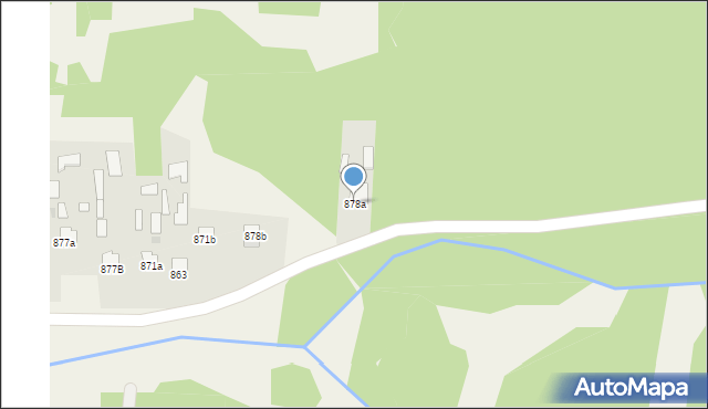 Jeżowe, Jeżowe, 878a, mapa Jeżowe