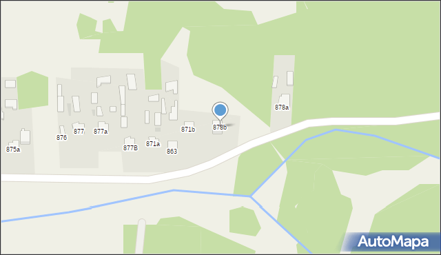 Jeżowe, Jeżowe, 878b, mapa Jeżowe