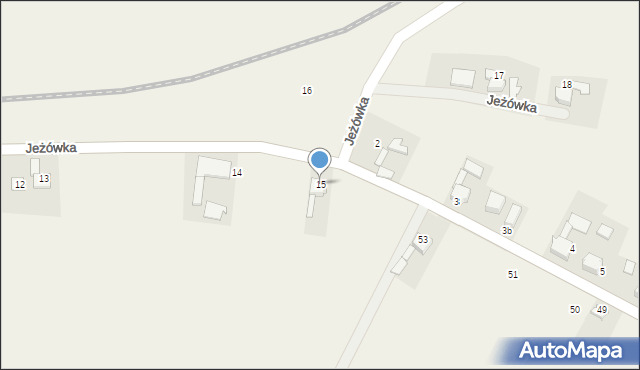 Jeżówka, Jeżówka, 15, mapa Jeżówka