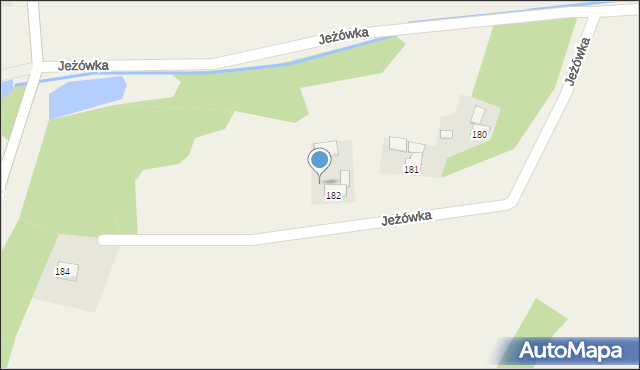 Jeżówka, Jeżówka, 183, mapa Jeżówka