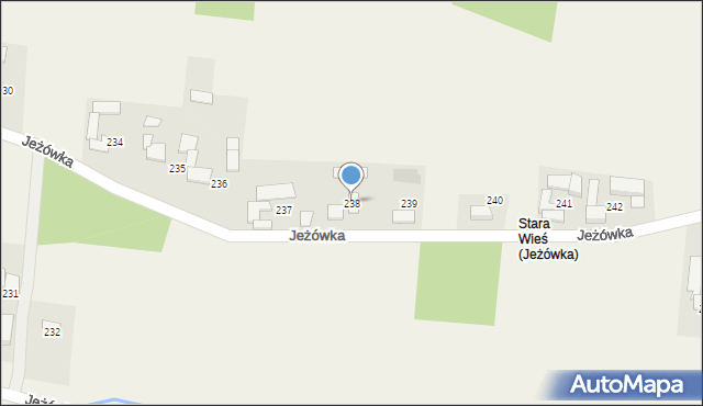 Jeżówka, Jeżówka, 238, mapa Jeżówka