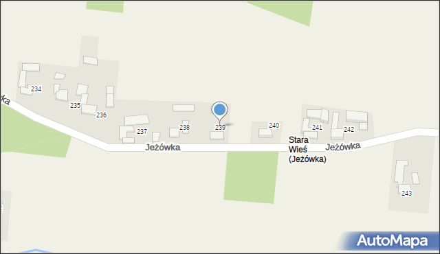 Jeżówka, Jeżówka, 239, mapa Jeżówka