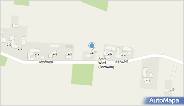 Jeżówka, Jeżówka, 240, mapa Jeżówka