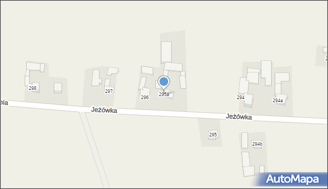 Jeżówka, Jeżówka, 295a, mapa Jeżówka