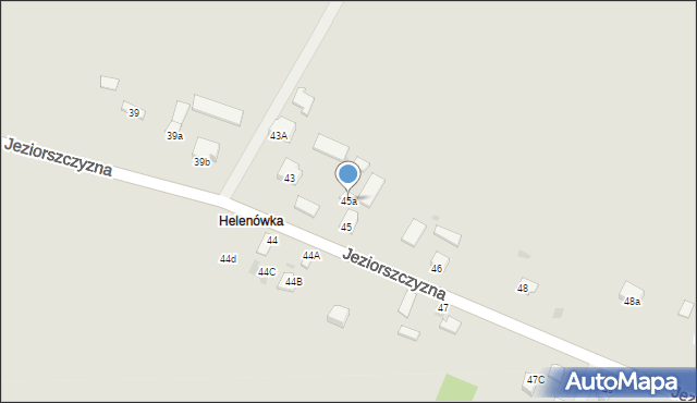 Kazimierz Dolny, Jeziorszczyzna, 45a, mapa Kazimierz Dolny