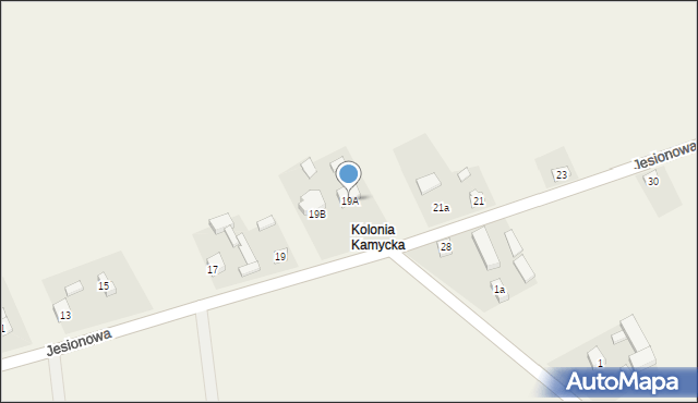 Konopnica, Jesionowa, 19A, mapa Konopnica