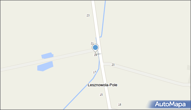 Lesznowola, Jedności, 19, mapa Lesznowola