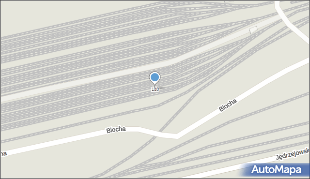 Łódź, Jędrzejowska, 140, mapa Łodzi