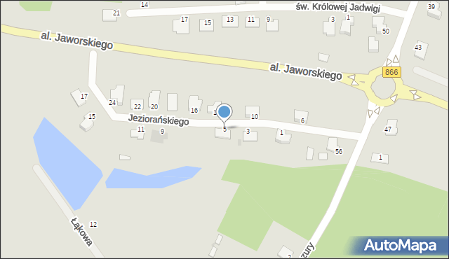 Lubaczów, Jeziorańskiego Antoniego, gen., 5, mapa Lubaczów