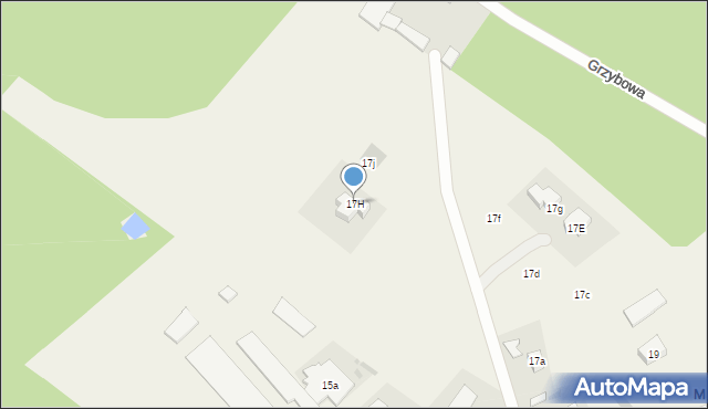 Międzylesie, Jeziorna, 17H, mapa Międzylesie