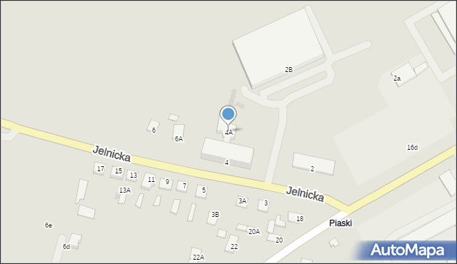 Międzyrzec Podlaski, Jelnicka, 4A, mapa Międzyrzec Podlaski