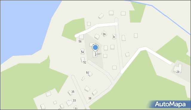 Mierzeszyn, Jeziorna, 2, mapa Mierzeszyn