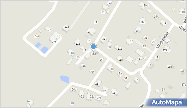 Mysłowice, Jedności, 11a, mapa Mysłowice