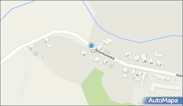 Osieczna, Jeziorkowska, 18, mapa Osieczna