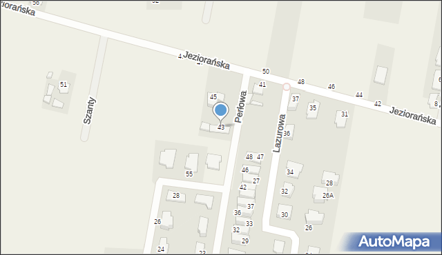 Osielsko, Jeziorańska, 43, mapa Osielsko