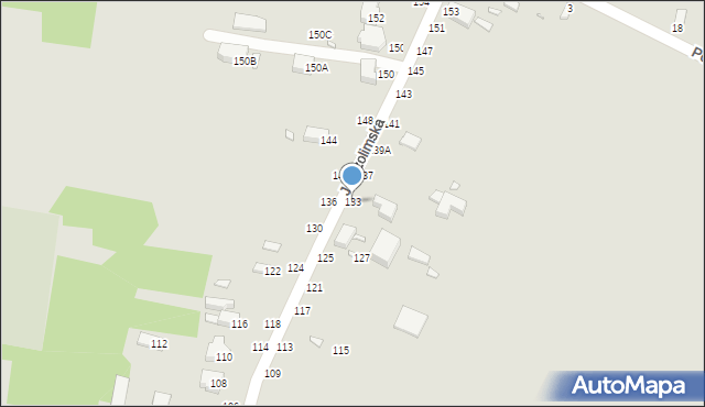 Piotrków Trybunalski, Jerozolimska, 133, mapa Piotrków Trybunalski