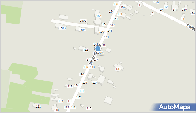 Piotrków Trybunalski, Jerozolimska, 139, mapa Piotrków Trybunalski