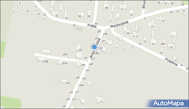 Piotrków Trybunalski, Jerozolimska, 149, mapa Piotrków Trybunalski