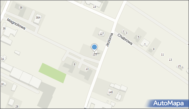 Piotrowice, Jeziorna, 125, mapa Piotrowice