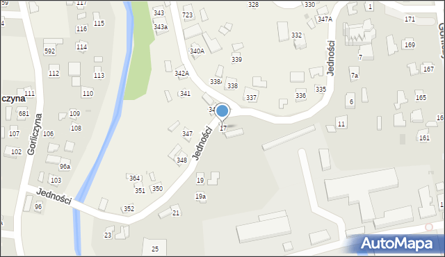 Przeworsk, Jedności, 17, mapa Przeworsk