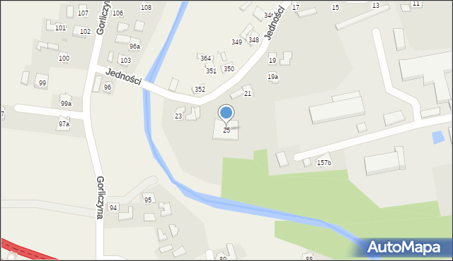 Przeworsk, Jedności, 25, mapa Przeworsk