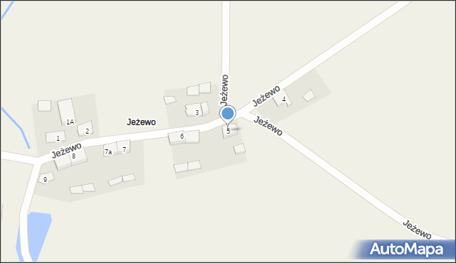 Rozłazino, Jeżewo, 5, mapa Rozłazino