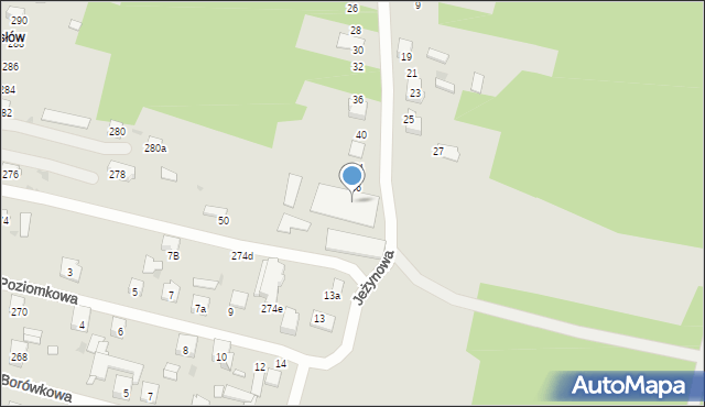 Skarżysko-Kamienna, Jeżynowa, 48, mapa Skarżysko-Kamienna