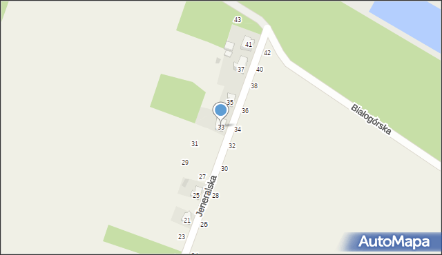 Smardzewice, Jeneralska, 33, mapa Smardzewice