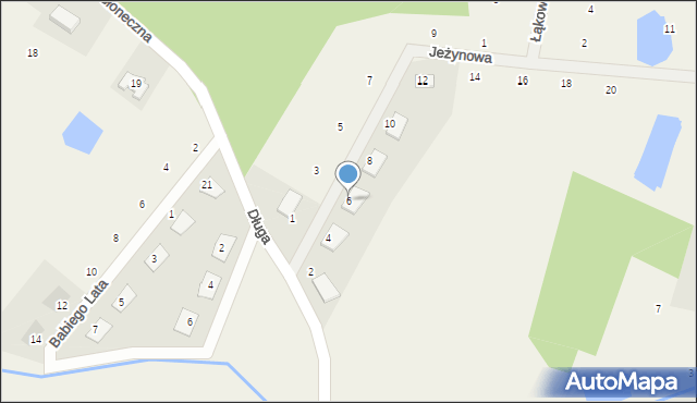 Stajenczynki, Jeżynowa, 6, mapa Stajenczynki