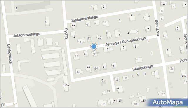 Świecie, Jerzego I Konopackiego, 9, mapa Świecie