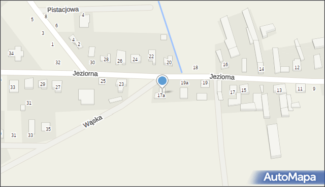 Więckowice, Jeziorna, 21, mapa Więckowice