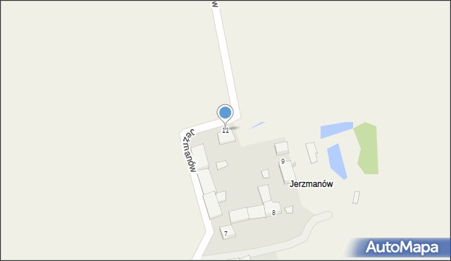 Wielowieś, Jeżmanów, 11, mapa Wielowieś