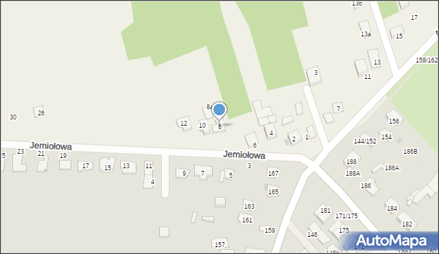 Wierzchowisko, Jemiołowa, 8, mapa Wierzchowisko