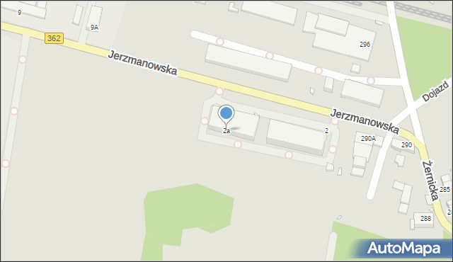 Wrocław, Jerzmanowska, 2a, mapa Wrocławia