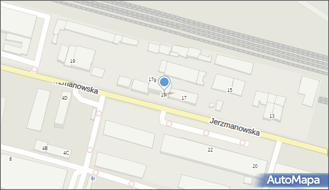 Wrocław, Jerzmanowska, 19i, mapa Wrocławia