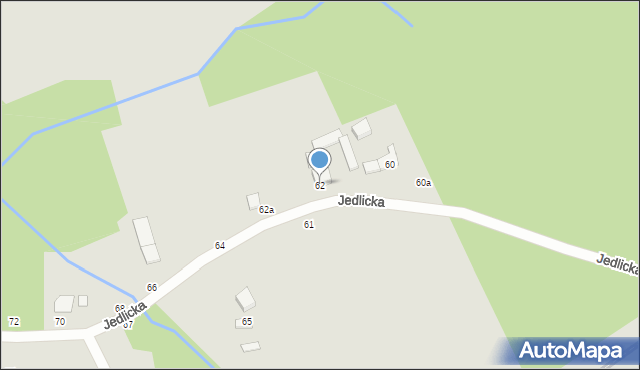 Zgierz, Jedlicka, 62, mapa Zgierz